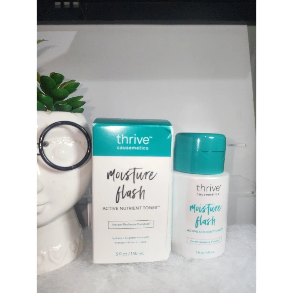 Thrive Causemetics Moisture Flash Active Nutrient Toner 5 fl oz 150 mL NIB